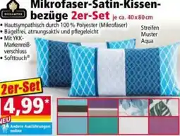 Norma Mikrofaser Satin Kissen bezüge Angebot