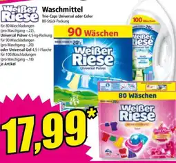 Norma Weißer Riese Waschmittel Angebot