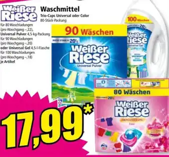 Norma Weißer Riese Waschmittel Angebot