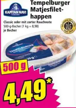 Norma Tempelburger Matjesfilethappen Angebot
