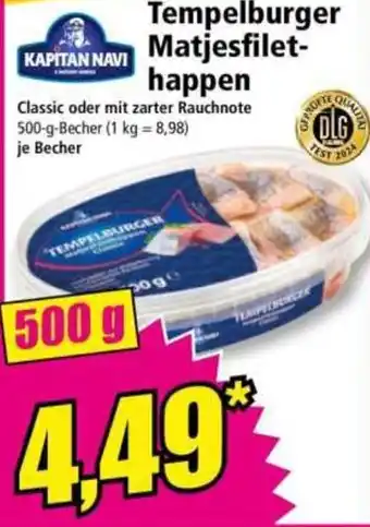 Norma Tempelburger Matjesfilethappen Angebot