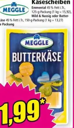 Norma MEGGLE Käsescheiben Angebot