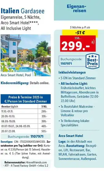 Lidl Reisen Italien Gardasee Angebot