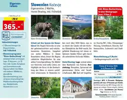 Lidl Reisen Slowenien Kočevje Angebot