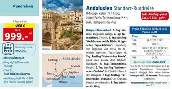 Lidl Reisen Andalusien Standort-Rundreise Angebot