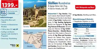 Lidl Reisen Sizilien Rundreise Angebot