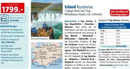 Lidl Reisen Island Rundreise Angebot