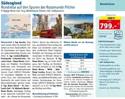 Lidl Reisen Südengland Rundreise auf den Spuren der Rosamunde Pilcher Angebot