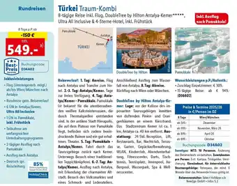 Lidl Reisen Türkei Traum-Kombi Angebot