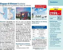 Lidl Reisen Singapur & Vietnam Rundreise Angebot