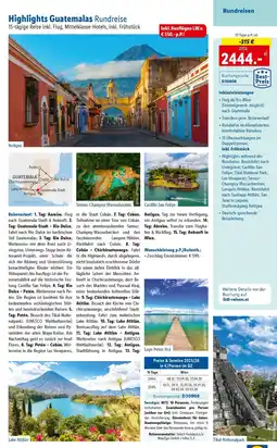 Lidl Reisen Highlights Guatemalas Rundreise Angebot