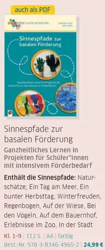 Veritas Sinnespfade zur basalen Förderung Angebot