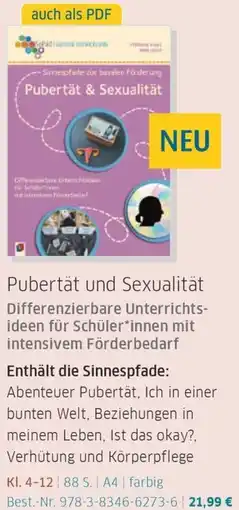 Veritas Pubertät und Sexualität Angebot
