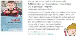 Veritas Warum machst du das? Sozial-emotionale Auffälligkeiten von Grundschülern hinterfragen und angemessen reagieren Angebot