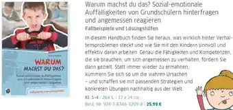 Veritas Warum machst du das? Sozial-emotionale Auffälligkeiten von Grundschülern hinterfragen und angemessen reagieren Angebot