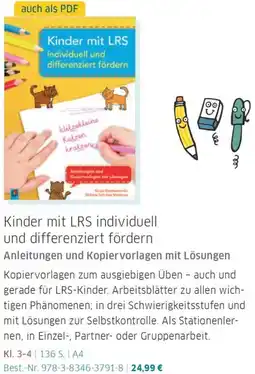 Veritas Kinder mit LRS individuell und differenziert fördern Angebot