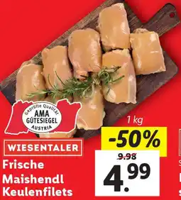 Lidl WIESENTALER Frische Maishendl Keulenfilets Angebot