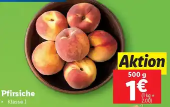 Lidl Pfirsiche Angebot