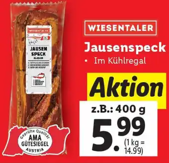 Lidl WIESENTALER Jausenspeck Angebot