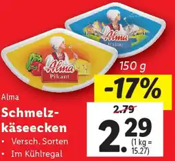 Lidl Alma Schmelz käseecken Angebot