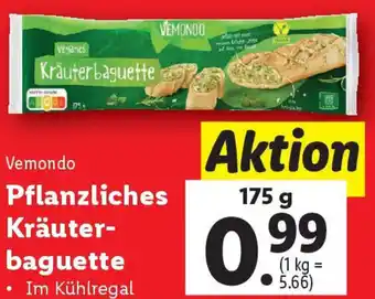 Lidl Vemondo Pflanzliches Kräuter- baguette Angebot