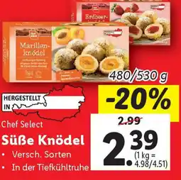 Lidl Chef Select Süße Knödel Angebot