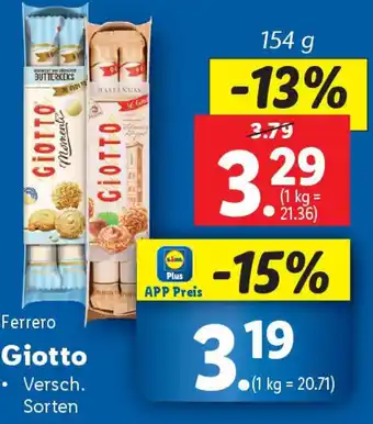 Lidl Ferrero Giotto Angebot