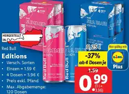 Lidl Red Bull Editions Angebot
