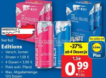 Lidl Red Bull Editions Angebot