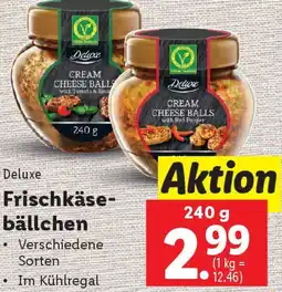 Lidl Deluxe Frischkäse bällchen Angebot