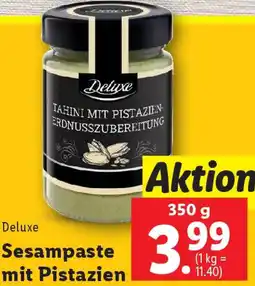 Lidl Deluxe Sesampaste mit Pistazien Angebot