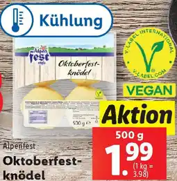 Lidl Alpenfest OktoberOktoberfest- knödel Angebot