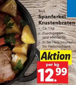 Lidl Beck Spanferkel Krustenbraten Angebot