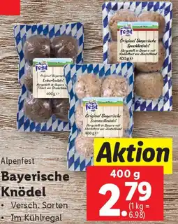Lidl Alpenfest Bayerische Knödel Angebot