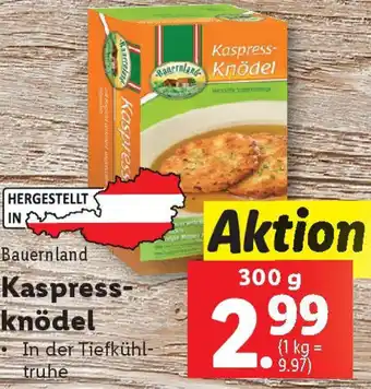 Lidl Bauernland Kaspress knödel Angebot