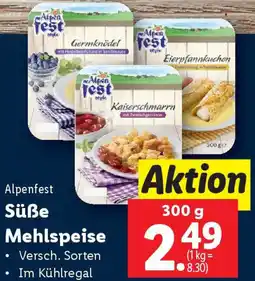 Lidl Alpenfest Süße Mehlspeise Angebot