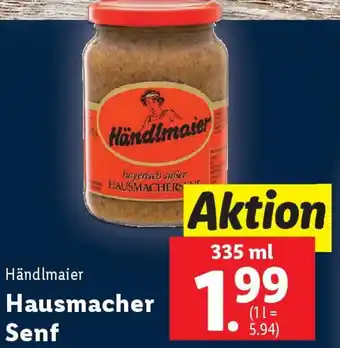 Lidl Händlmaier Hausmacher Senf Angebot