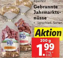 Lidl Alpenfest Gebrannte Jahrmarktsnüsse Angebot