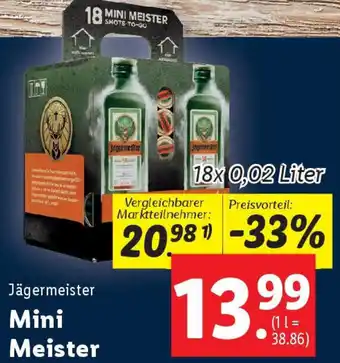Lidl Jägermeister Mini Meister Angebot