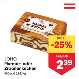 MPreis Jomo Marmor der Zitronenkuchen Angebot