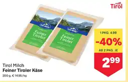 MPreis Tirol Milch Feiner Tiroler Käse Angebot