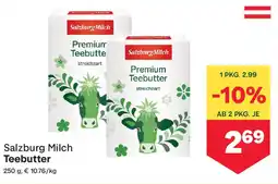MPreis Salzburg Milch Teebutter Angebot
