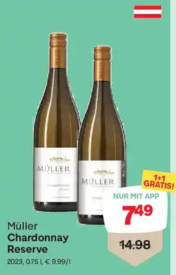 MPreis Müller Chardonnay Reserve Angebot