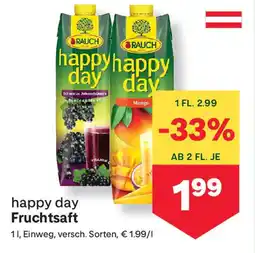 MPreis happy day Fruchtsaft Angebot