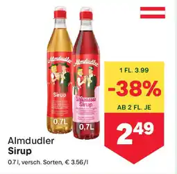 MPreis Almdudler Sirup Angebot