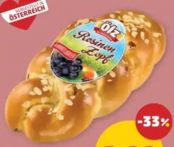 PENNY Ölz Rosinenzopf Angebot