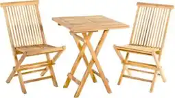 Lagerhaus Balkon-Set Teak Angebot