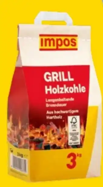 Lagerhaus Impos Grillkohle Angebot