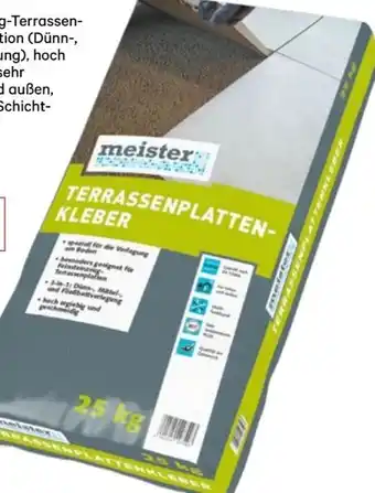 Lagerhaus Meister Terrassenplattenkleber Angebot