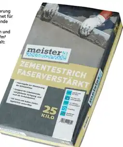 Lagerhaus Meister Zementestrich faserverstärkt Angebot